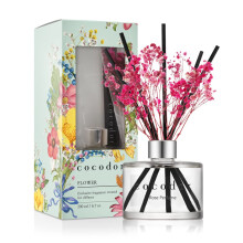 cOcODOR Preserved Real Flower Reed DiffuserRose Perfume 67oz(200ml) 1 PackReed Diffuser Set, Oil Diffuser & Reed Diffuser Sticks, Home Decor & Office