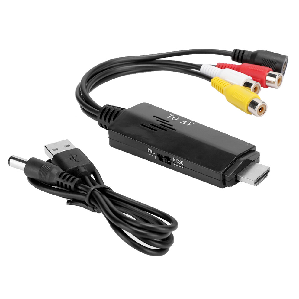 Hdmi To Av Hd Video Converter Adapter Male To 8320539981703