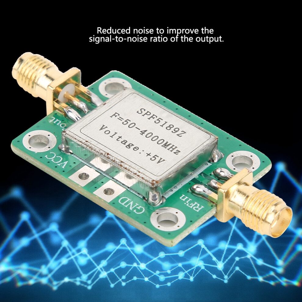 Spf5189 0.6Db Rf Amplifier Module 0.1-4000Mhz Wideband Lna Receiver Board 5041347884620