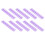 10PCS Purple 19mm Plastic Comb Binding Spines for A4/A5 - 150 Sheets 1