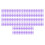 10PCS Purple 19mm Plastic Comb Binding Spines for A4/A5 - 150 Sheets 3