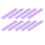 10PCS Purple 19mm Plastic Comb Binding Spines for A4/A5 - 150 Sheets 14