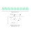 10pcs Green 19mm Plastic Binding Spines, 150 Sheets, A4/B5/A5 2