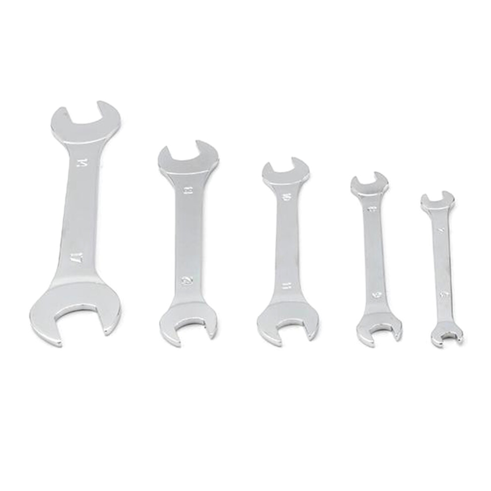 5Pcs/Set Open End Wrench Set High Carbon Steel Flat Wrench 6-17Mm 7754000095001