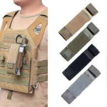 Grey Outdoor Medical Cutting Bag Molle Wound Hemostatic Equipment Bag Tactical Camping Flashlight Bag