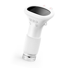 Microscopio de mano con pantalla de 2 pulgadas, blanco, 600 mAh, 2 MP