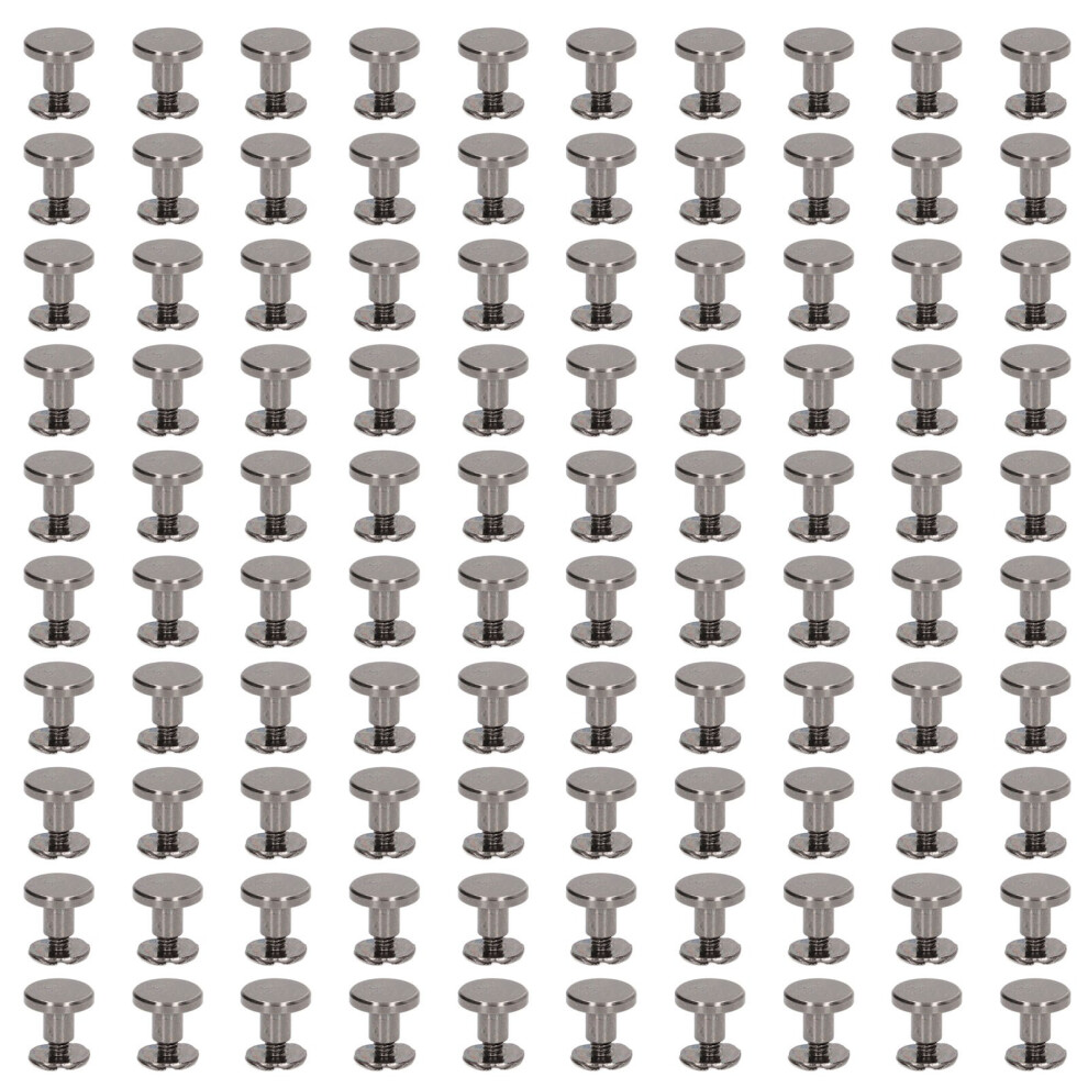 100 Sets Metal Chicago Binding Screws 8320539982571