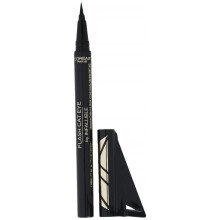 L’Oréal Paris Infallible Flash Cat Eye vattenfast flytande eyeliner med avtagbar vingmall – Svart, 13 ml