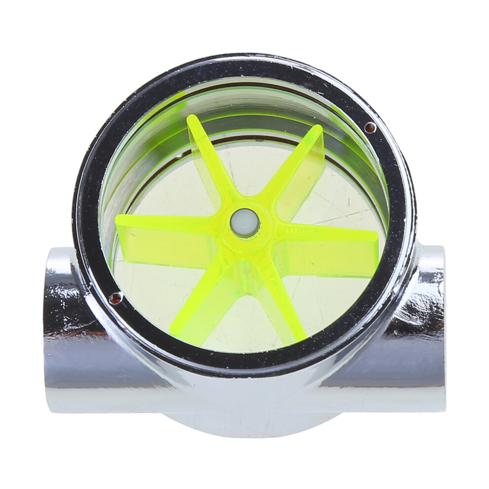 Flow Meter Indicator G1/4" Thread Port Female to Female Flow