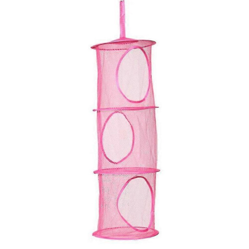 Blue 3 Shelf Hanging, Kid's Toy Storage Net Bag 2