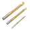 Triangular Shank Straight Groove Step Drill Saw Drill-Set two 6