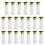 20 Pack Rearing Cup Kit for Queen Bees with Essential Roller Cages, Durable Plastic, Hive Control and Breeding Tools 1