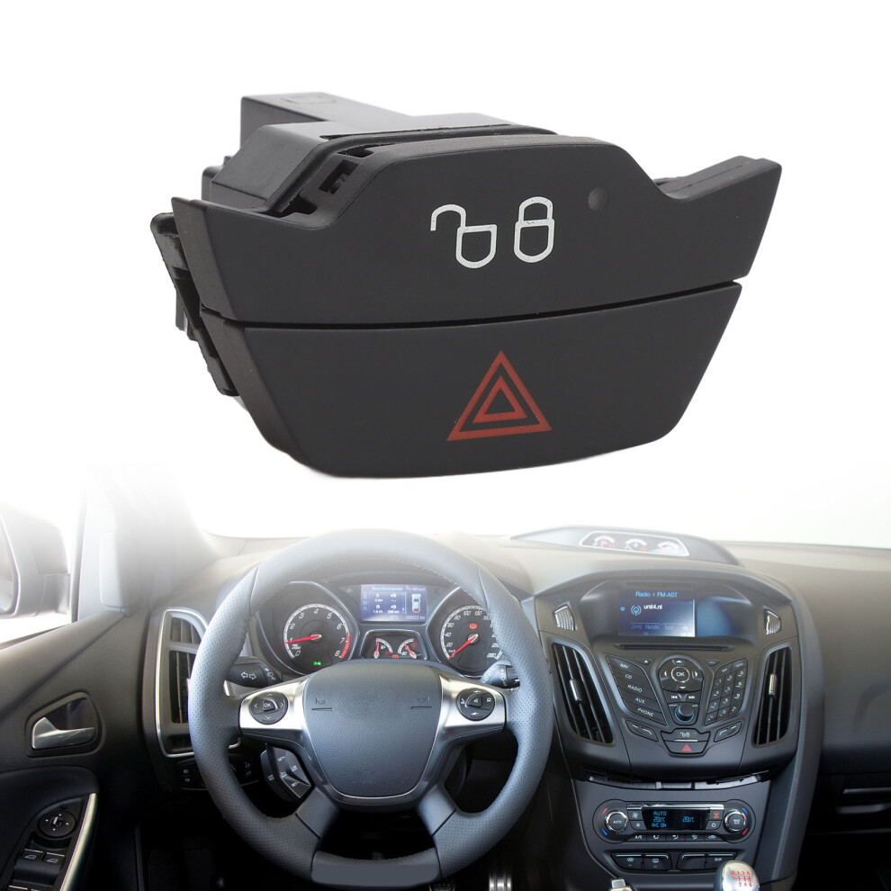 Hazard Lock Unlock Switch For Focus B-Max Ecosport Transit 1519127 Light 7901347890909