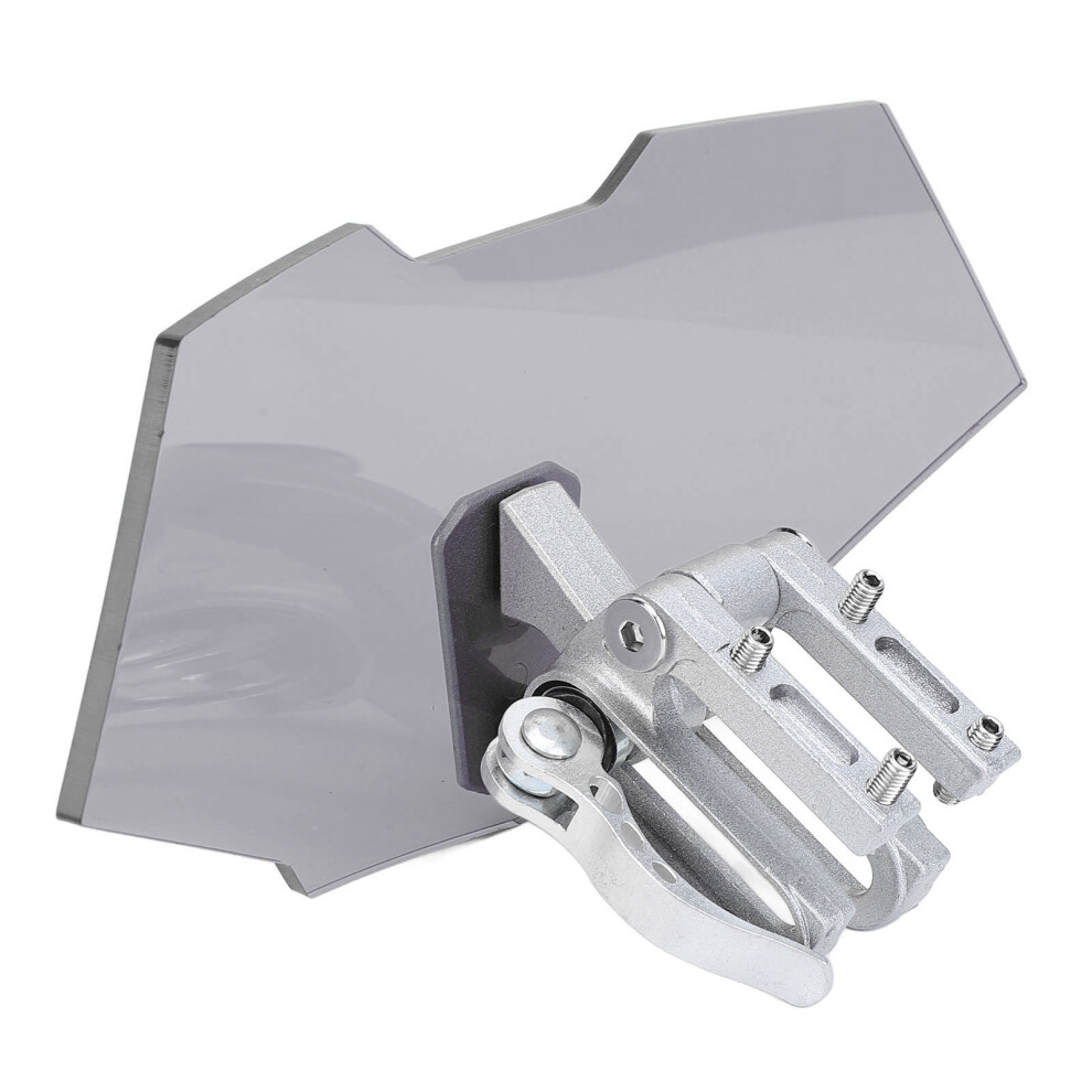 Acrylic Motorcycle Windshield Extender, 218Mm X 110Mm, Smoky Gray 4641347891003