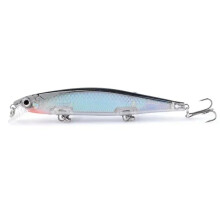 Fishing Lures 1Pcs Artificial Minnow Wobbler Crankbait 11mm 13.5g for Bass Fishing, Durable Floating Design