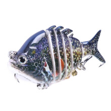 High Strength Slow Sinking Fishing Baits with Flexible Tail, Double Hook, Durable Design for Freshwater and Saltwater Fishing
