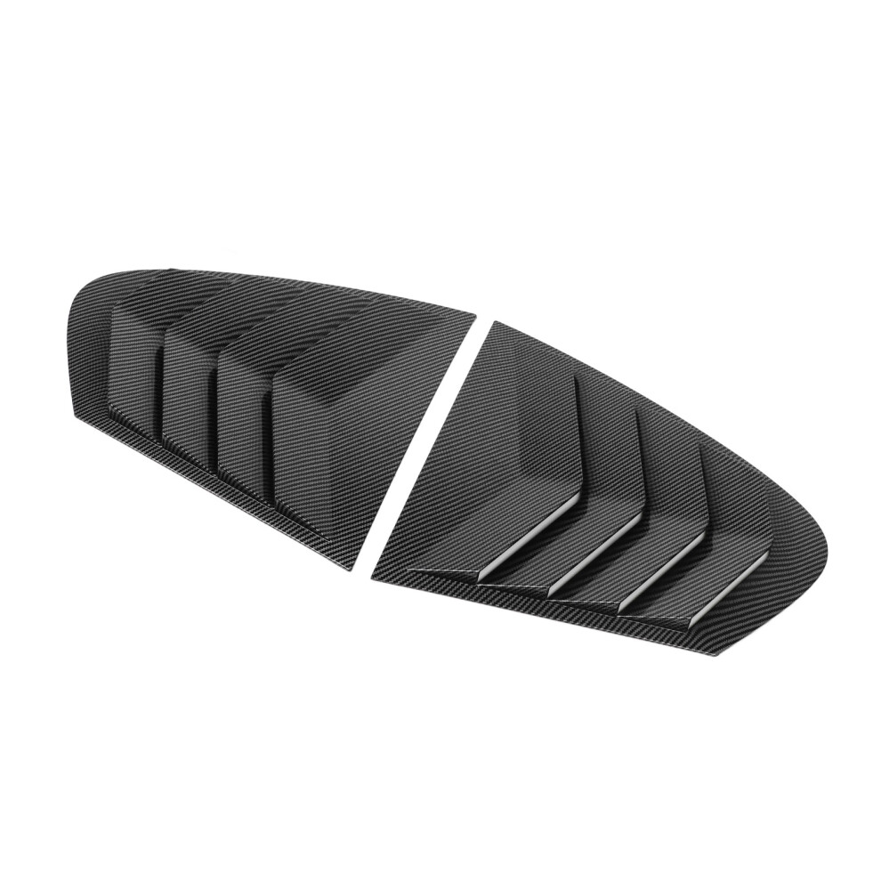 Rear Window Louver Set For 5 Series F10 2011-2017 Carbon Fiber Style 6931347891171