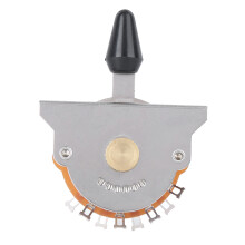 Elektrische Gitarre 5-Wege-Klingen-Schalter Schwarz mit Montageschrauben