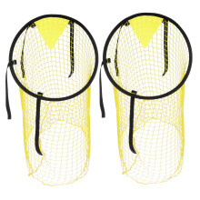 2Pcs Soccer Goal Nets Portable Football Training Target Net Durable Vibrant Material Suitable for All Ages and Skill Levels