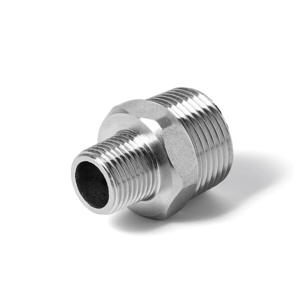 2" To 1/2" Bsp Male Thread Reducer 304 Stainless Steel Pipe Fittings Connector Adapter For Plumbing Systems 6038364217097