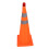 Foldable Traffic Cones 70cm with Reflective Strips & Warning Light 10