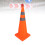 Foldable Traffic Cones 70cm with Reflective Strips & Warning Light 5