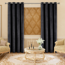 (Charcoal, 90" x 90") Thermal Insulated Curtains Ringtop Eyelet Velvet Crushed Curtain Pair with 2 Tiebacks