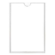 Wall Sign Holder Double Layer Transparent