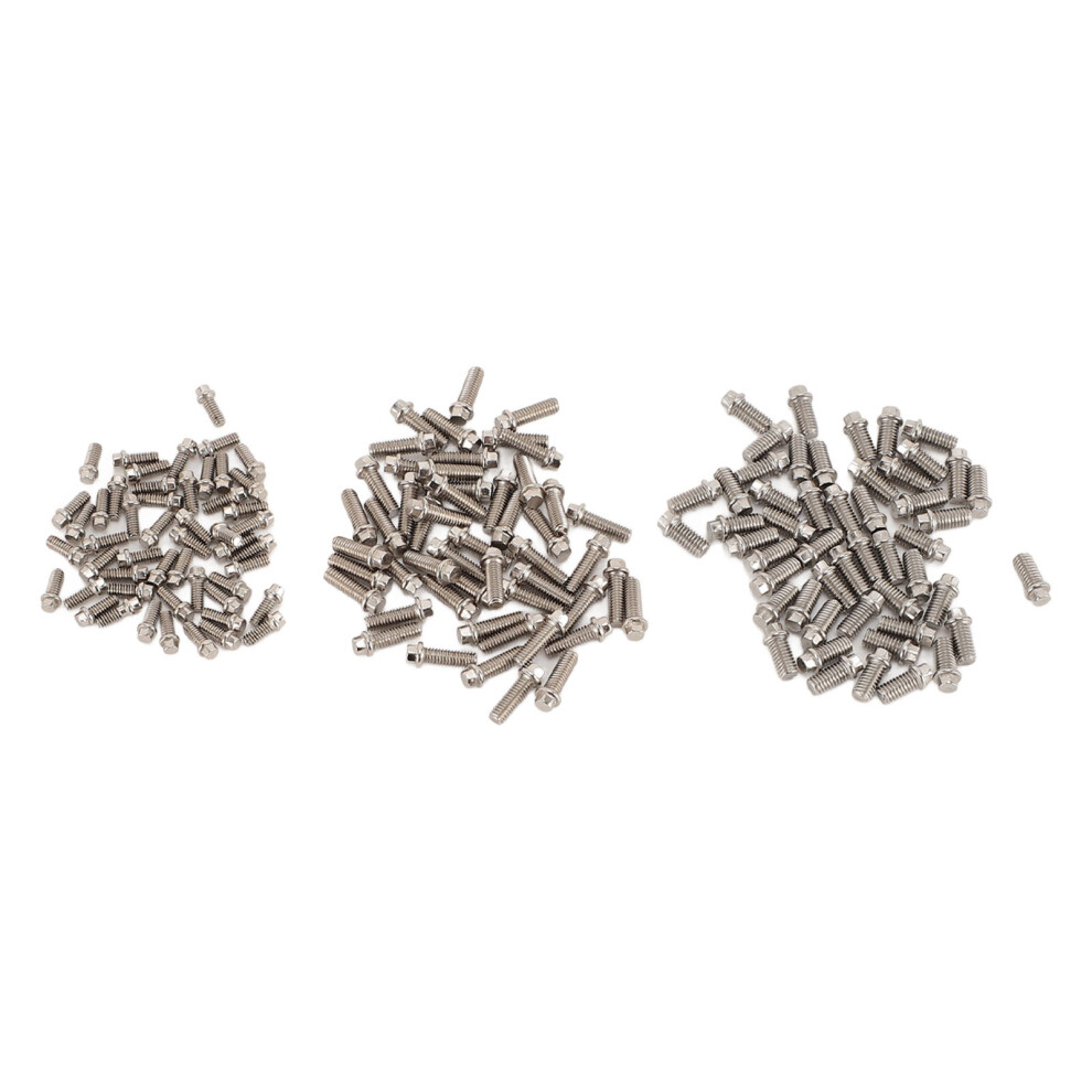 150Pcs Stainless Steel Rc Hub Screws M2/M2.5/M3 For 1/8-1/16 Cars 3681347893349