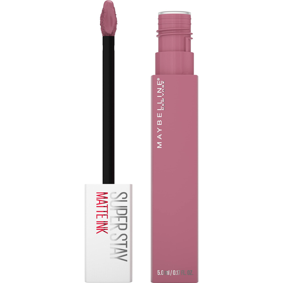 Photos - Lipstick & Lip Gloss Maybelline Super Stay Matte Ink Liquid Lipstick Makeup Long Lasting High Impact Color Up to 16H Wear Revolutionary Light Mau 