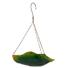 Hanging Bird Feeder Tray Durable Outdoor Feeding Platform for Hummingbirds and Wild Birds Garden Decor 12 Inch Size