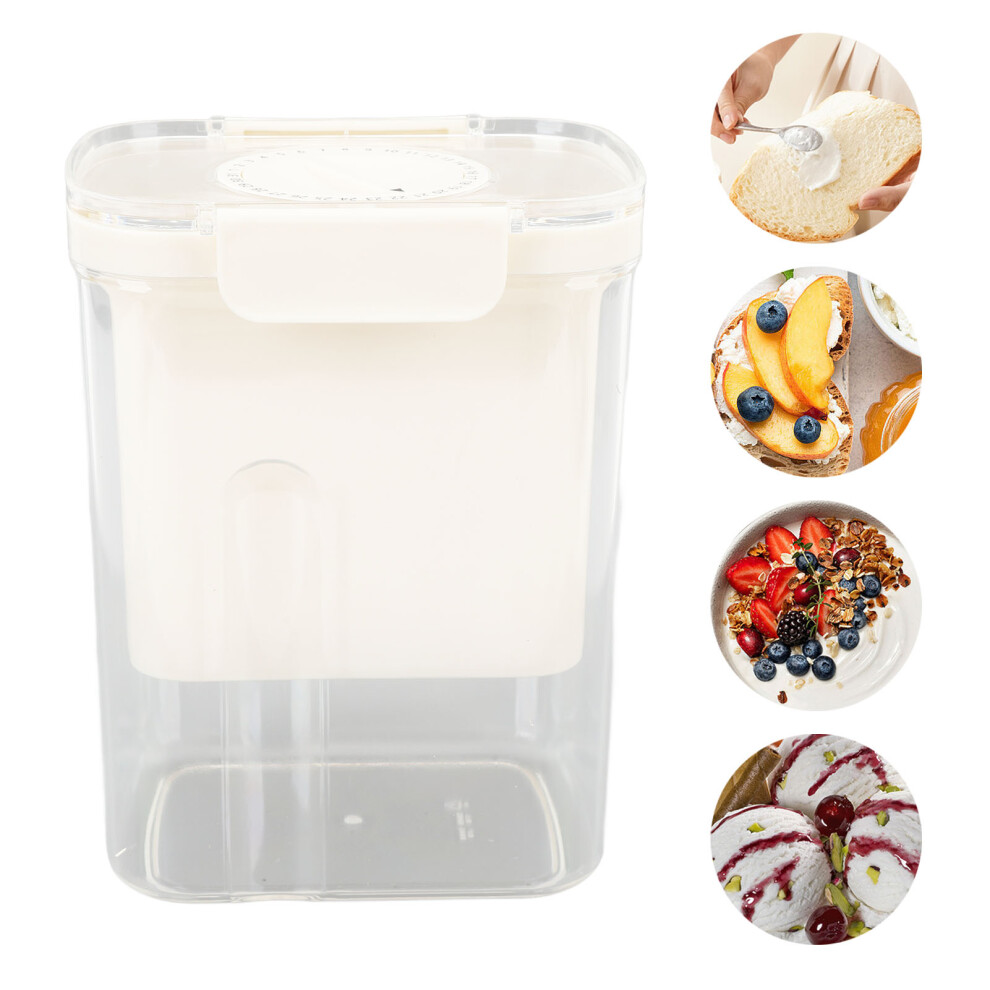 Beige Fine Mesh Yogurt Strainer For Nut Milk & Juice - 225 Mesh 4191347893755
