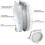 Automatic Cat Flap Door with 4 Locking Modes, Safe Plastic Construction, Easy Installation, White Pet Access Door 3