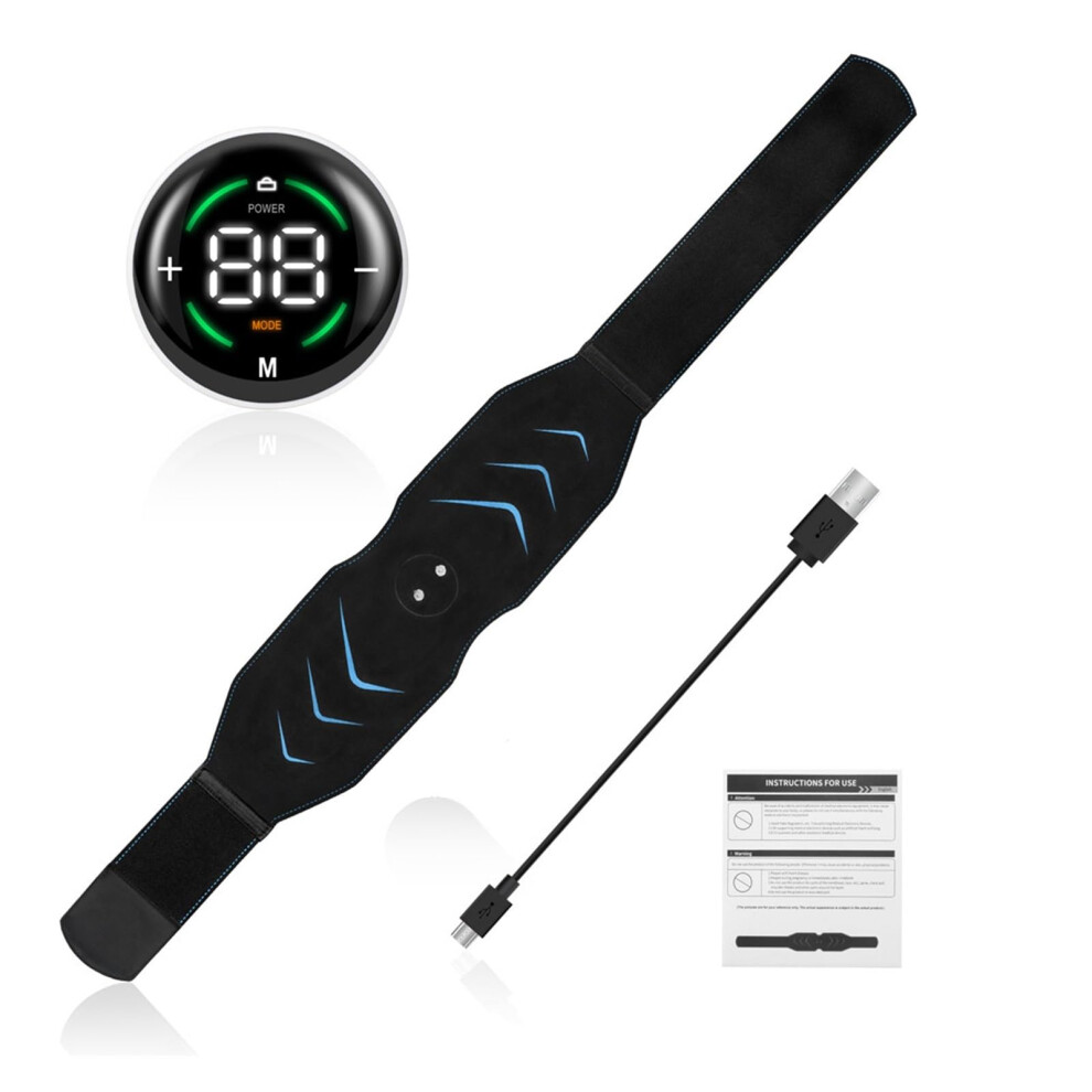 Muscle Stimulator Abdominal Slimming Belt Electric Smart ABS Trainer for Arm Leg Waist Fitness Vibration Belt-image-OPC-PKDCPVY-NEW