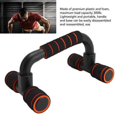1 paio di barre per push-up - schiuma antiscivolo e plastica 2