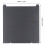 K1 MAXIMUM 315x310mm Plateau d'impression PEI noir 2