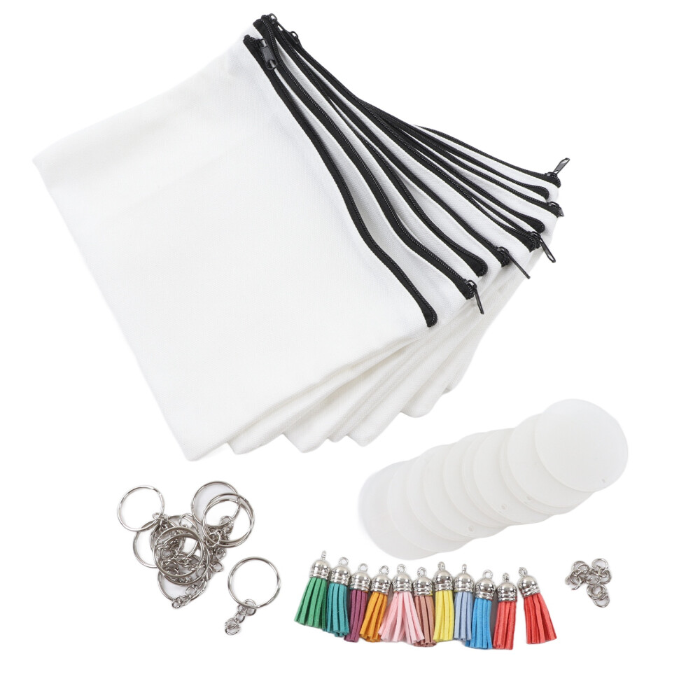 Sublimation Cosmetic Bag Blanks Set DIY Thermal