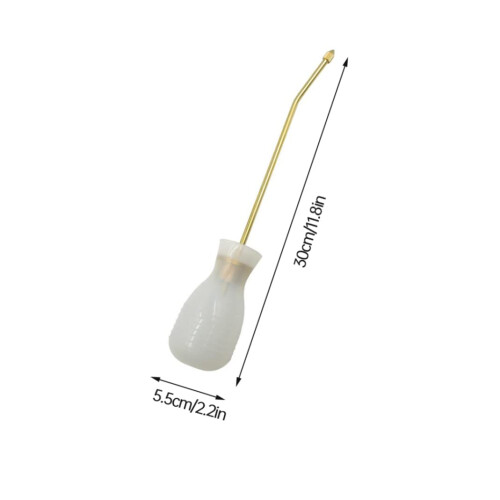 Insecticide Applicator Termite Control Duster Bulb Sprayer for Fly and Pest Control, White Plastic Termite Duster 1