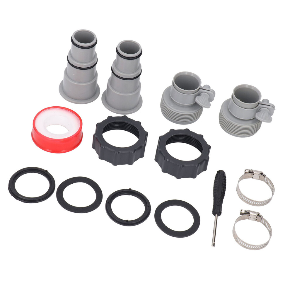 Pvc Threaded Hose Adapter Kit For 1.5 & 1.25 Inch Hoses 5061347895891