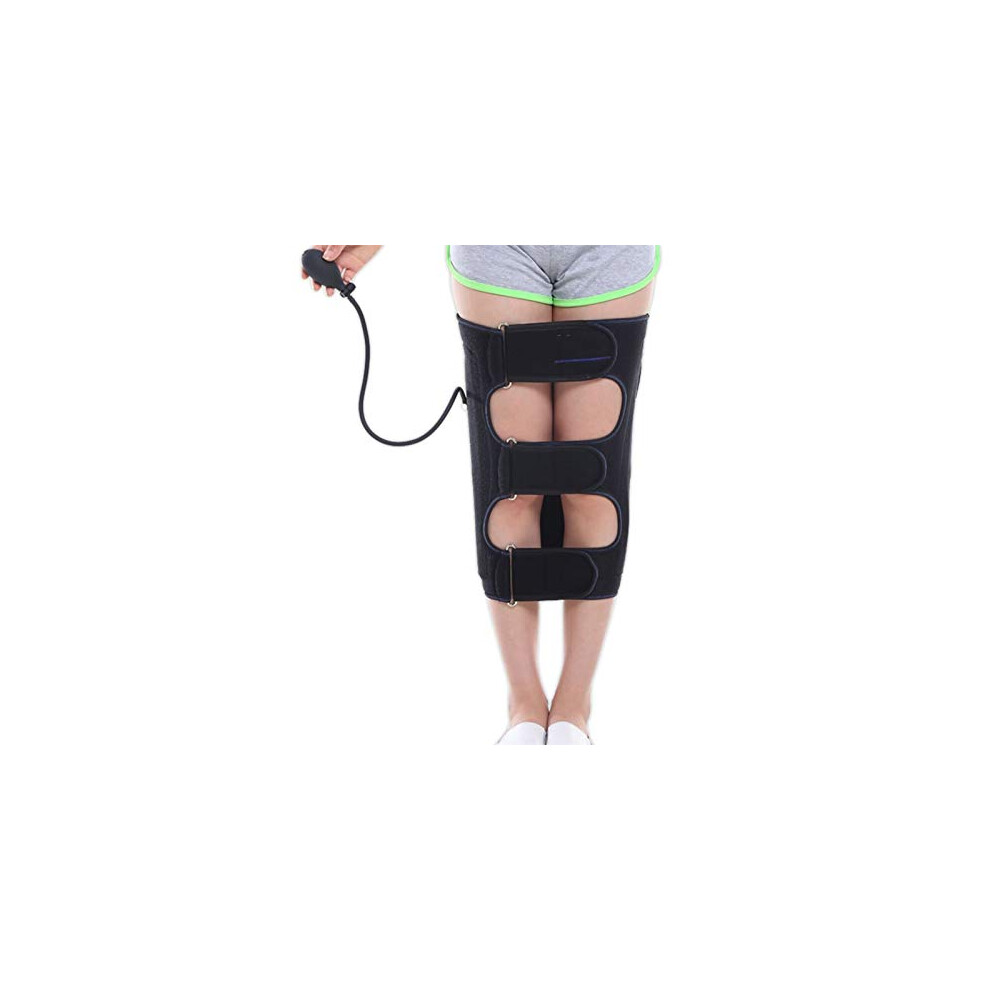 Fixation Orthosis XO-Type Adjustable Leg Correction Device for Posture Support, Adjustable Straps and Bandage 0317