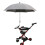 85 cm Version Grande Denim Gris Parasol Clip-On 7