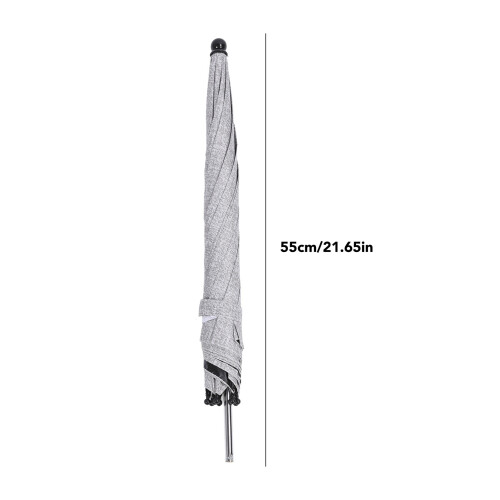 85 cm Version Grande Denim Gris Parasol Clip-On 1