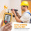 Stud Finders, Multifunctional Handheld LCD Metal Stud Finder for Drywall Framing and Electrical Projects, Yellow 2
