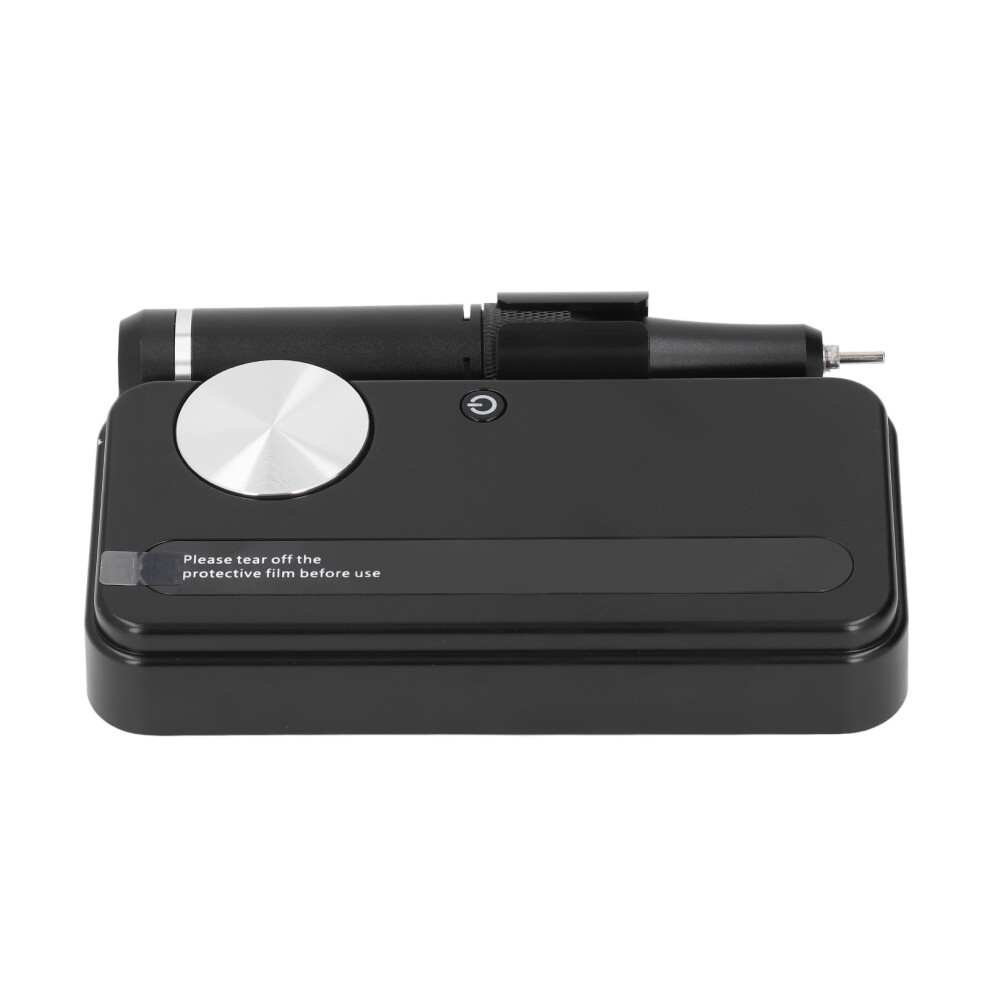 Multifunctional Portable Electric Nail File Kit, 3000Mah, Black