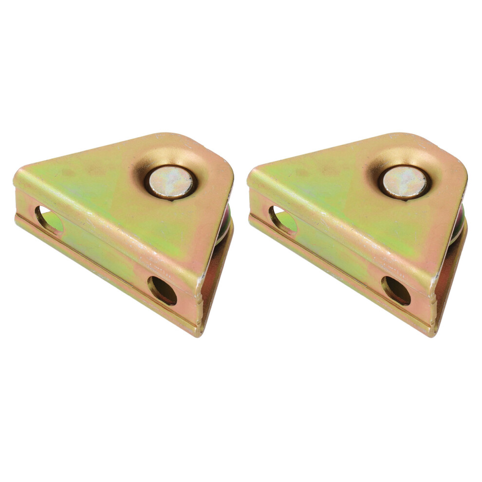 Fixed Pulley 250Kg Capacity Galvanized Alloy Steel 48Mm Wheel 7901347896529