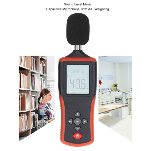 SPL-30-130dB sonomètre, blanc, compact 2