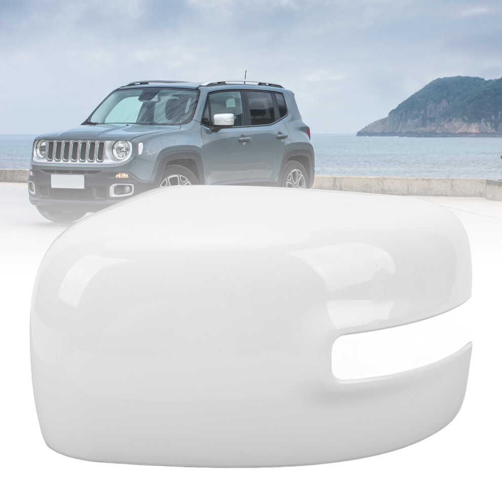 Rear View Mirror Cap For Jeep Renegade 2015-2019 Abs Turn Signal White 4991347897780