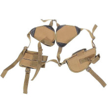 Khaki Tactical Underarm Single Holster Cs Field 600d Nylon Under-hanging Gun Bag Outdoor Expansion Accessory Bag