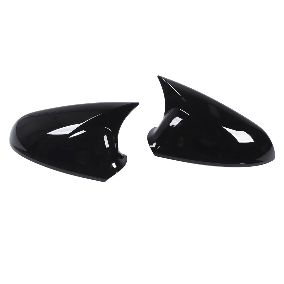 Durable Gloss Mirror Caps For Vauxhall Astra J Mk6 Black 5001347897884