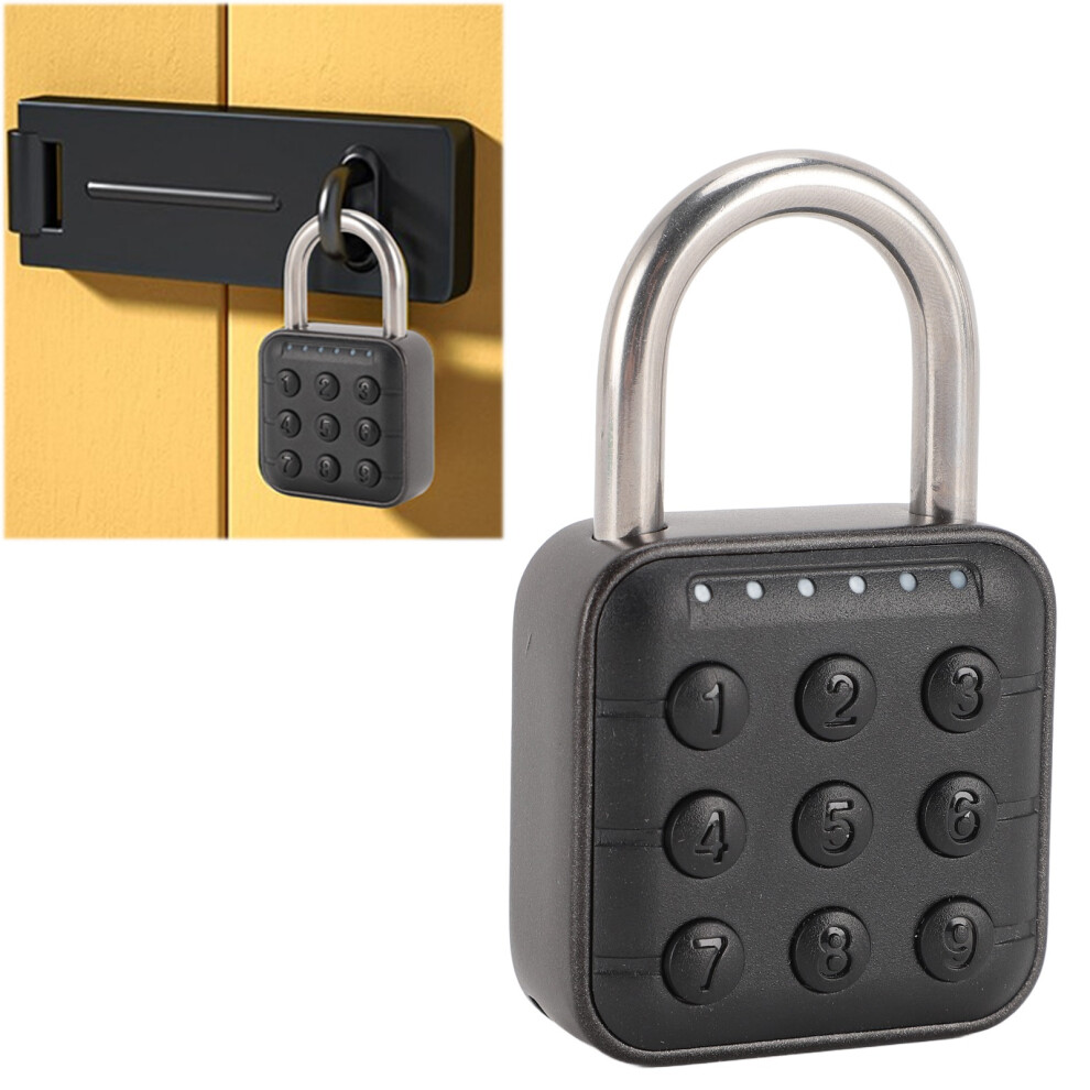 Waterproof Zinc Alloy 6-Digit Combination Locker Lock Â Ip67, Battery 3V 7891347898077